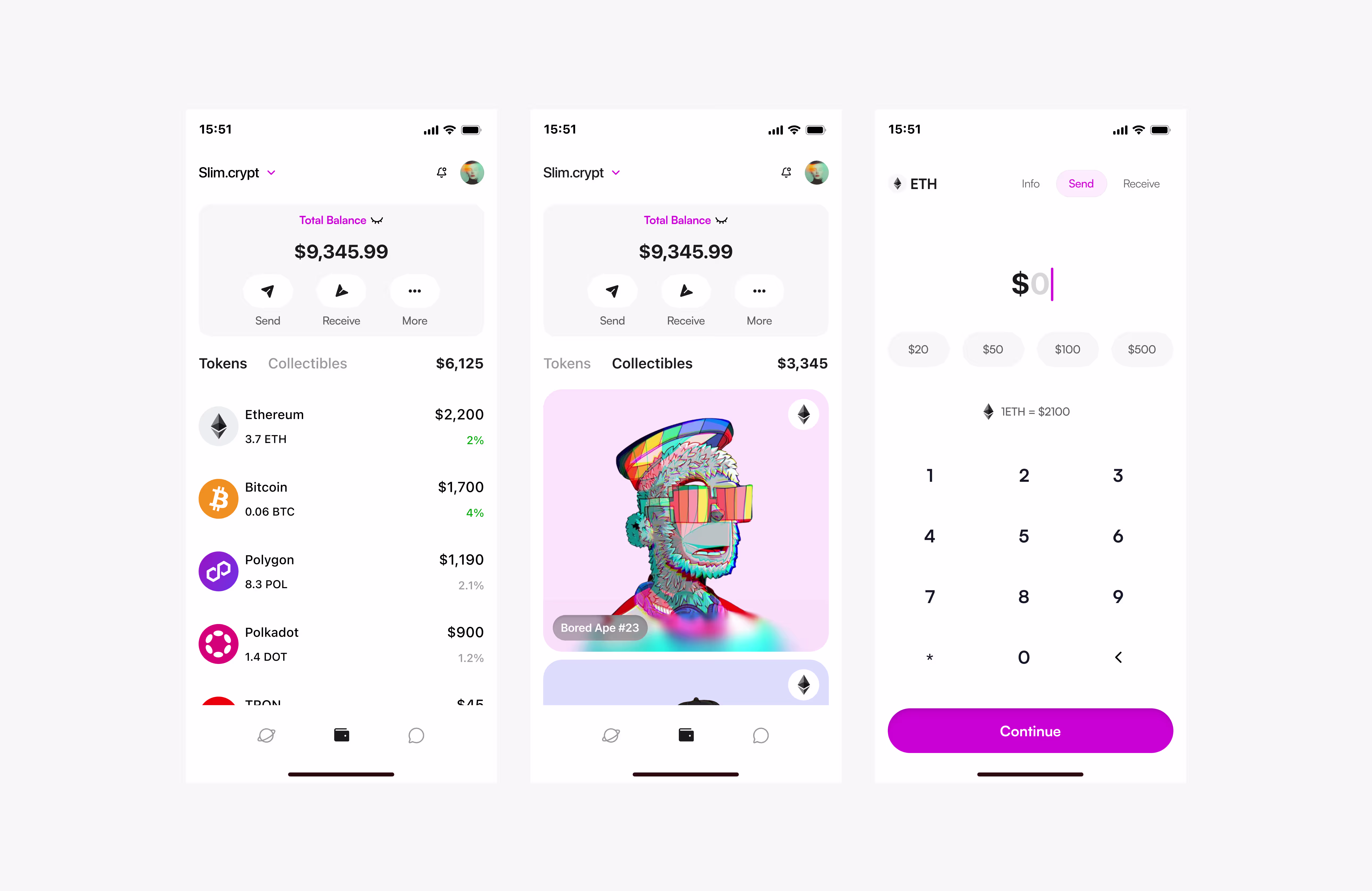 Crypto post design
